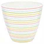 Ansley White latte cup fra GreenGate - Tinashjem